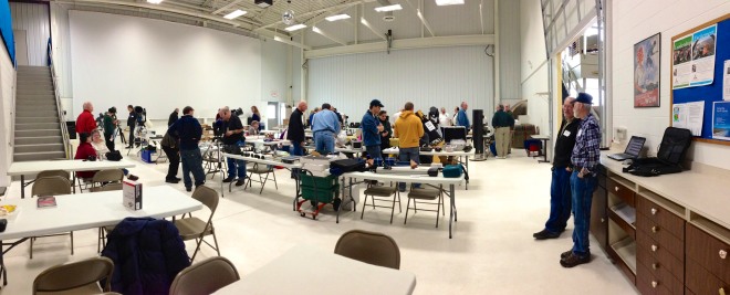 Plenty of astronomy people and gear at the Sheboygan Astronomical Society's annual Swap 'N Sell event!